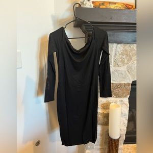 BNWOT Black Off Shoulder Bodycon Dress